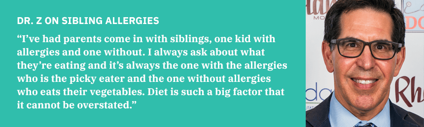 Kids, Allergies, and COVID - Dr. Z Quote