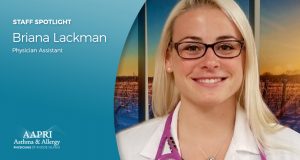 AAPRI Staff Spotlight – Meet Briana Lackman, PA-C